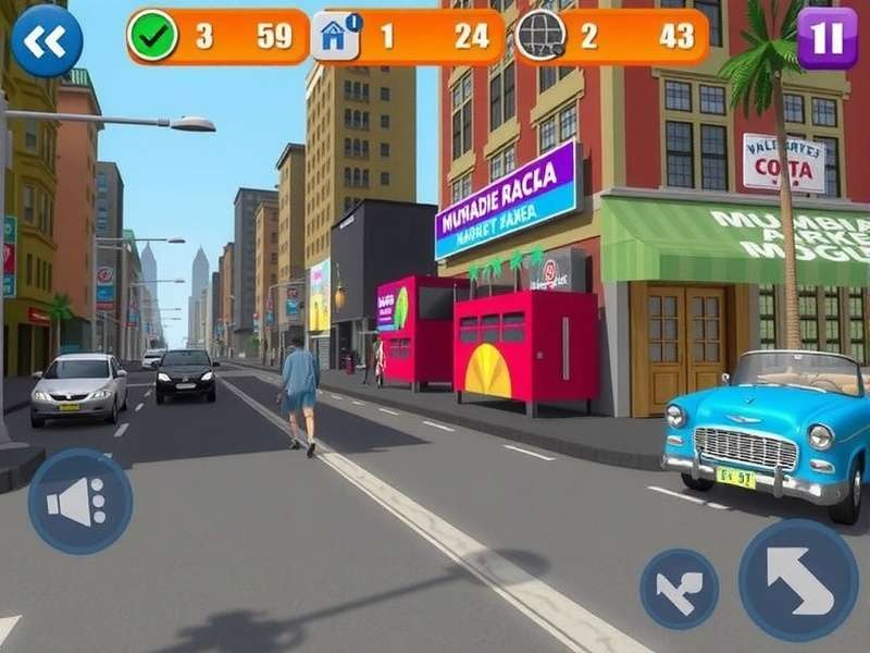 Mumbai Market Mogul Pro In-Game Action Mumbai Market Mogul Pro Gameplay Screenshot